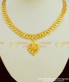 NLC356 - Traditional Simple Design 2 Gram Gold Plated Necklace for Girls