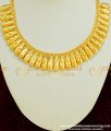 NLC365 - Micro Gold Plated Modern Kerala Plain Bridal Necklace 