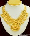 NLC367 - Traditional Gold Inspired Kerala Bridal Broad Necklace Gold Plated Jewellery 