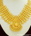 NLC367 - Traditional Gold Inspired Kerala Bridal Broad Necklace Gold Plated Jewellery 