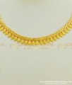 NLC391 - Kerala Traditional Jewellery Simple Light Weight Single Line Short Necklace for Women