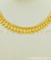 NLC392 - Gold Design Bridal Wear Gold Plated Leaf Design Necklace Guaranteed Jewellery
