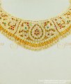 NLC399 - New Arrival Bridal Wear First Quality Impon Multi Stone Choker Necklace for Wedding