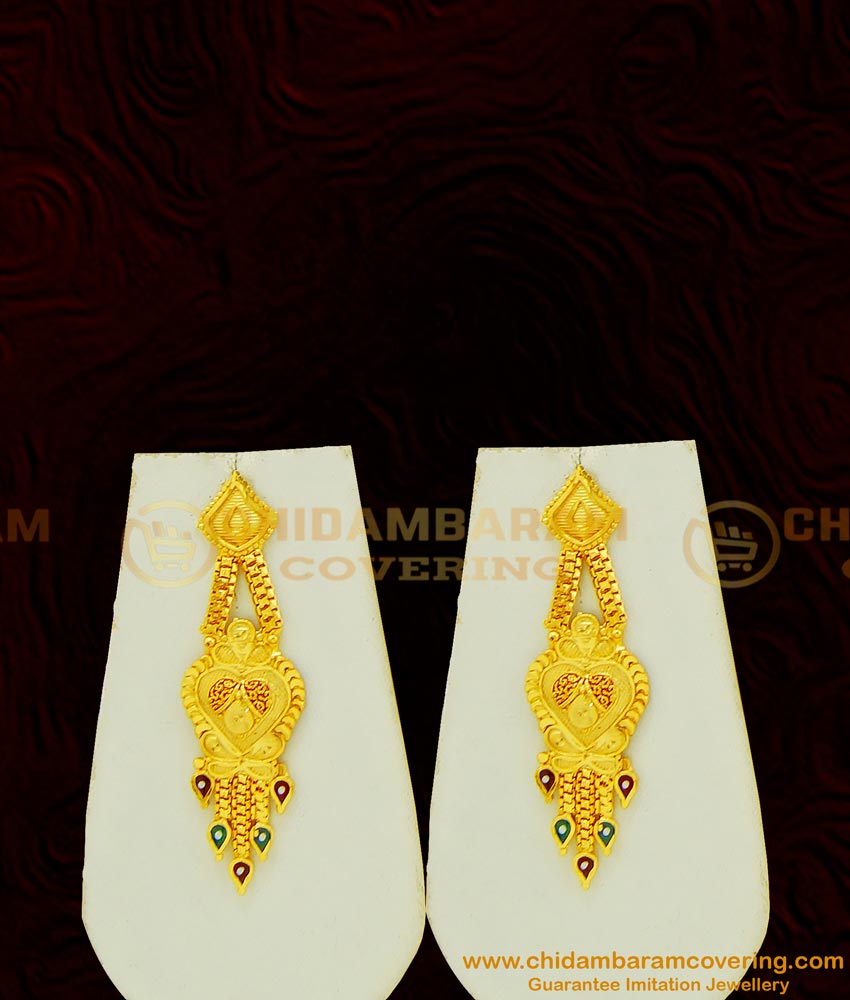 NLC434 - Marriage Bridal Real Gold Necklace Design Gold Forming New Designer Necklace Set 