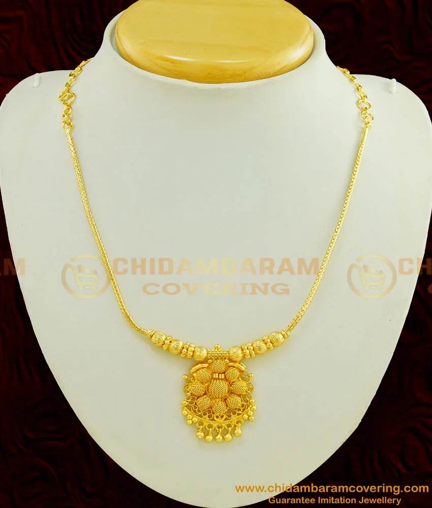 Beautiful Gold Plated Wedding Haram Semi Bridal Necklace Set – Look Ethnic