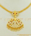 NLC500 - Five Metal Lakshmi Dollar Attigai Necklace Design Indian Traditional Jewellery Online