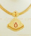 NLC605 - First Quality Thick Metal Stone Attigai Gold Design South Indian Wedding Jewellery Online