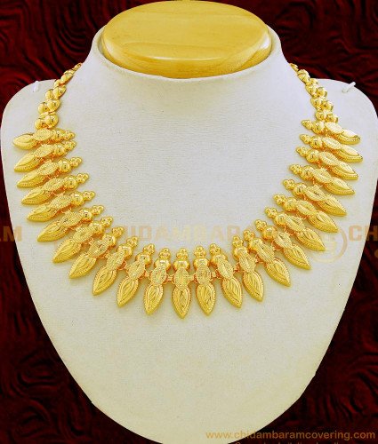 NLC650 - Gold Inspired Latest Light Weight Kerala Necklace Bridal Jewelry for Wedding