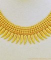NLC651 - Beautiful Kerala Jewellery Real Gold Design Golden Beads Mango Necklace for Bride