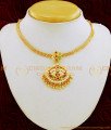 NLC657 - Buy Latest Impon Attigai Collections South Indian Impon Multi Stone Attigai Design Necklace