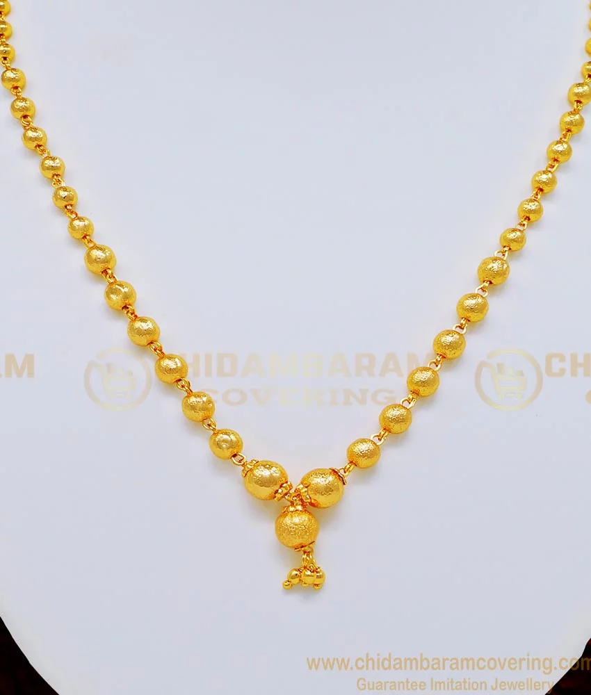 Gold Plated Necklace Chain – Shrayathi
