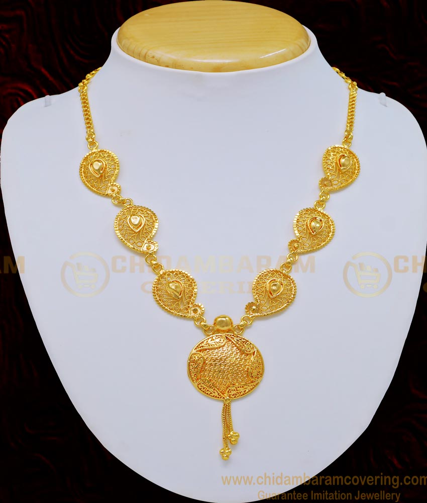 micron plated necklace, gold necklace, necklace with price, 
