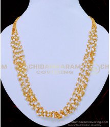 NLC828 - Unique Multi Layer Pearl Necklace Design Imitation Jewellery Online