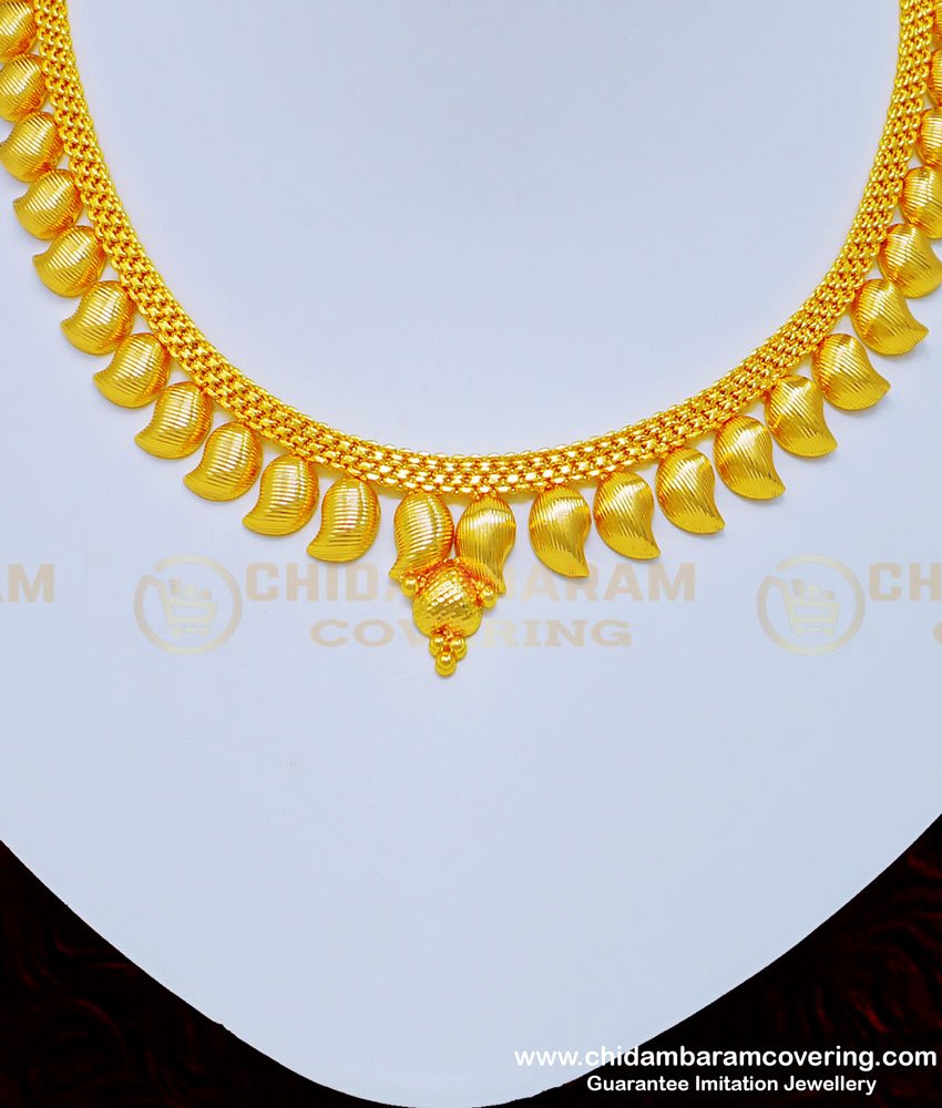 online shopping in India, one gram gold jewellery, kerala jewellery, gold plated jewellery, imitation jewellery, manga necklace gold, gold necklace, 