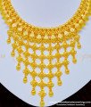 Kaliyoonjal, choker necklace, Kaliyoonjal necklace, Elakkathali choker, one gram gold Kaliyoonjal, one gram gold jewellery, gold plated necklace, 