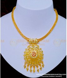 NLC887 - New Arrival Impon Attigai Bridal Wear Panchaloha Necklace for Wedding 