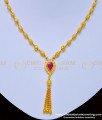 one gram gold jewellery, one gram gold necklace, gold covering necklace, gold plated necklace, ball necklace, simple necklace, 