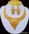 gold covering jewellery, gold plated jewellery, one gram gold necklace, gold necklace design, necklace with price, Calcutta Necklace, enamel necklace, 