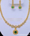 white stone necklace, white stone jewellery, necklace set, necklace with earrings, one gram gold jewellery, gold covering jewellery, cz stone necklace, ad stone necklace,
