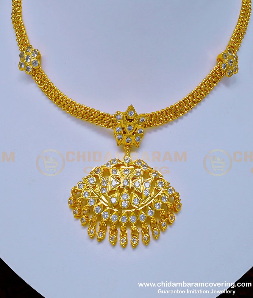 Naanu Patti, Gold Jigini Design, attigai design, gold covering attigai necklace, stone necklace, Naanu Patti gold, Naanu Patti necklace, nanu designs, 