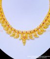 stone necklace, mango necklace, gold necklace, manga necklace, function wear necklace, one gram gold necklace, latest necklace design, 