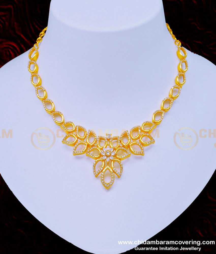 sriLankan jewellery, sriLankan necklace, gold plated necklace, gold necklace, necklace with price, one gram gold jewellery, gold plated jewellery, simple necklace for girls, necklace for women, 