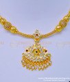 Traditional Indian Fashion Jewelry Online, Chidambaram Gold Covering Necklace, panchadathu jewellery, impon jewellery online, impon necklace,  