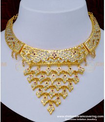 NLC992 - New Arrival Bridal Wear First Quality Impon Choker Necklace for Wedding