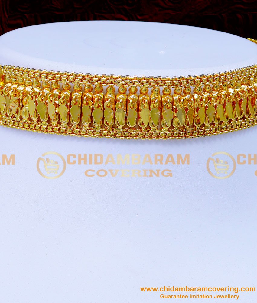 elakkathali gold necklace, elakkathali choker, Elakkathali necklace with price, Elakkathali necklace designs, Elakkathali necklace in gold