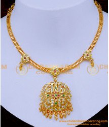 NLC1260 - Traditional Attigai Necklace Designs Impon Jewellery  