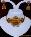  Gold antique bridal lakshmi choker, simple choker necklace, lakshmi choker necklace online simple choker necklace choker set, Gold Antique choker Set, Antique Choker Set online,