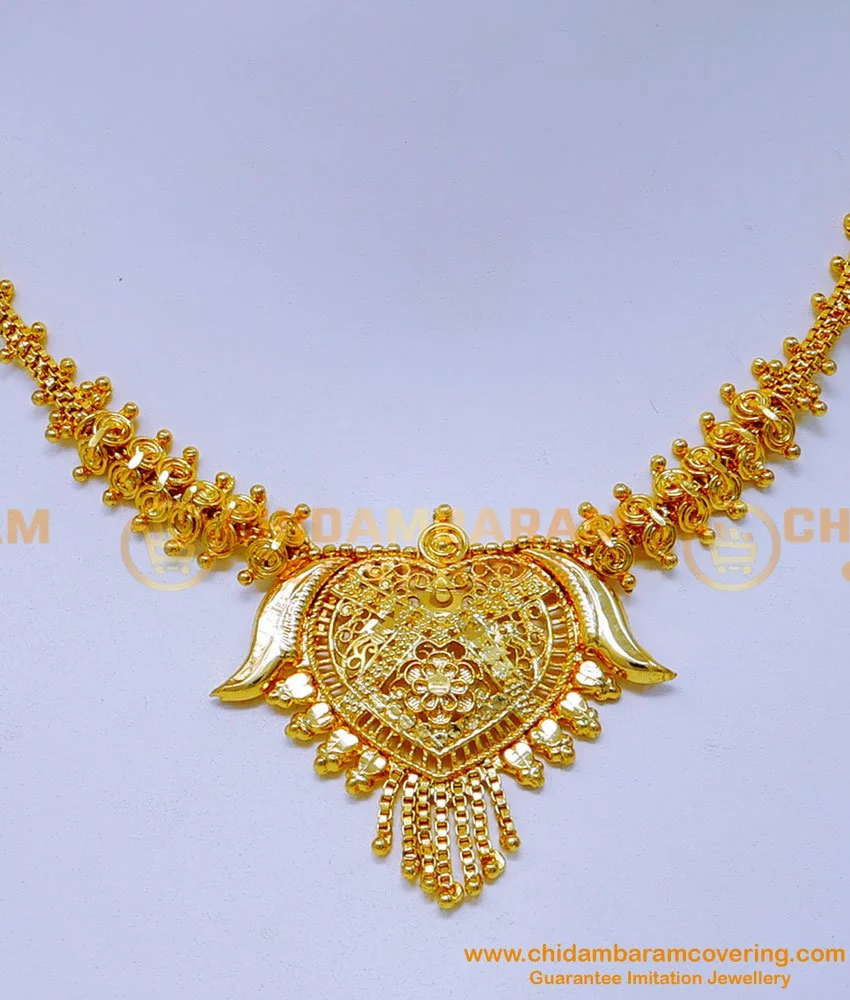 Buy Light Weight Bridal Wedding Gold Necklace Design Online
