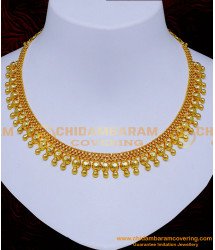 NLC1324 - 1 Gm Gold Jewellery Gold Necklace Designs for Wedding