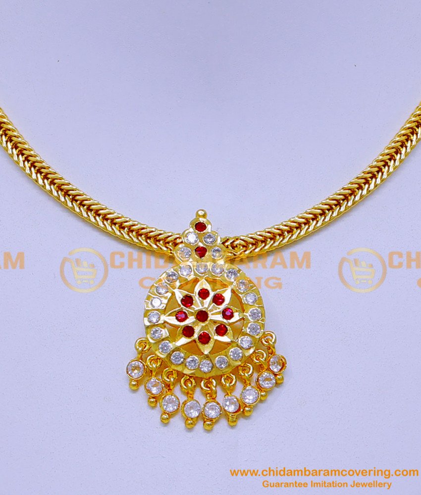panchalaha five metal jewellery, impon jewellery with price, Impon 5 metal jewellery online shopping, Gold Necklace Designs In 20 Grams with Price