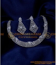 NLC1342 - Bridal Diamond Necklace Designs Choker Necklace Artificial 