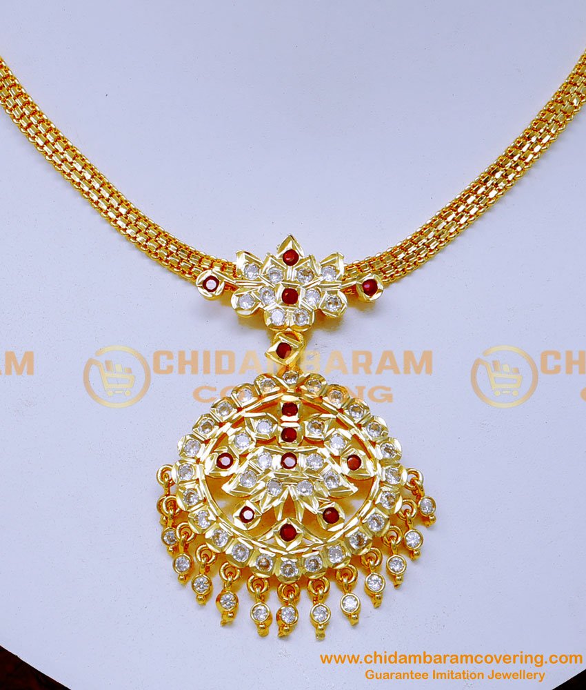 impon attigai, impon necklace, impon jewellery, impon jewellery online shopping, necklace design for wedding