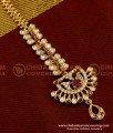 NCT036 - Ruby Stone and White Stone Combination Elegant Look Maang Tikka Designs Online