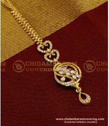 NCT042 - Uncut Diamond Designer Maang Tikka (Nethichuti) for Indian Bridal