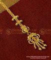 NCT049 - Light Weight Bridal Wear Gold Plated Design Maang Tikka Simple and Stylish Design