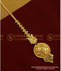 NCT060 - Real Gold Design Maang Tikka New Collection Papidi Billa Buy Online