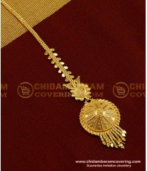 NCT061 - Latest Maang Tikka Design Pure Gold Plated Color Guarantee Jewellery Buy Online 