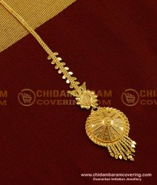 NCT061 - Latest Maang Tikka Design Pure Gold Plated Color Guarantee Jewellery Buy Online 