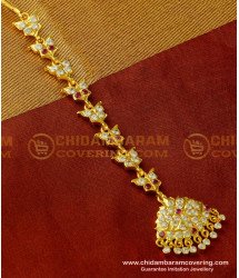 NCT067 - Traditional Gold Design Impon Bridal Wear Nethi Chutti  Maang Tikka Buy Design