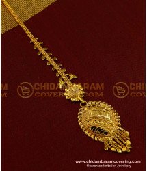 NCT078 - Light Weight Gold Maang Tikka Design Best Forehead Jewelry Buy Online Shopping