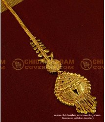 NCT084 - Bridal Nethi Chutti Gold Design Gold Plated Maang Tikka Headpiece Jewellery
