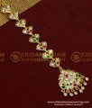 NCT115 - Traditional Gold Design Impon Multi Stone Nethi Chutti South Indian Jewellery 