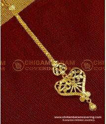 NCT127 - Traditional Hair Jewellery Indian Wedding Gold Plated Latest Gold Maang Tikka Designs 