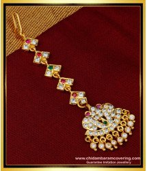NCT235 - Latest Five Metal Bridal Wear Impon Maang Tikka Impon Jewellery Online
