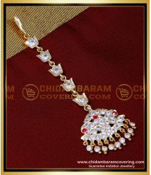 NCT289 - Gold Design Gold Plated Impon Nethi Chutti for Women 
