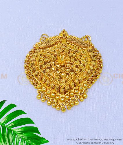PND075 - One Gram Gold Plated Gold Pendant Designs for Female